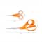 Fiskars® 8" & No.5 Micro-Tip® Orange-Handled Scissors Set